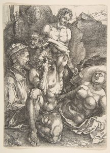 Zdesperowany człowiek, ca. 1515. autorstwa Albrecht Dürer
