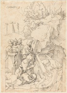 Złożenie do grobu autorstwa Albrecht Dürer
