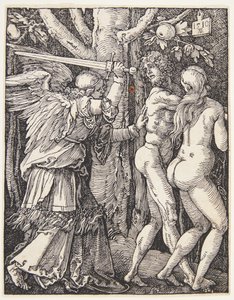 Wypędzenie z raju autorstwa Albrecht Dürer