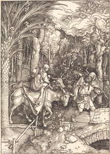 Ucieczka do Egiptu autorstwa Albrecht Dürer