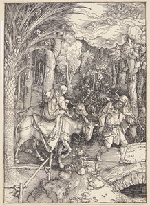 Ucieczka do Egiptu autorstwa Albrecht Dürer
