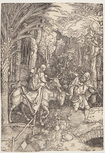 Ucieczka do Egiptu autorstwa Albrecht Dürer