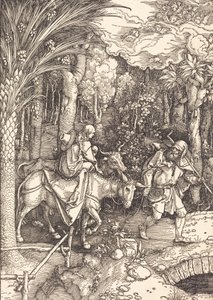 Ucieczka do Egiptu, c. 1504. autorstwa Albrecht Dürer