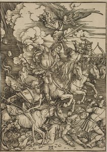 Czterej Jeźdźcy Apokalipsy autorstwa Albrecht Dürer