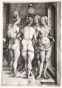 Cztery czarownice (cztery nagie kobiety) autorstwa Albrecht Dürer