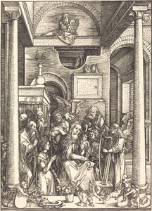 Gloryfikacja Dziewicy autorstwa Albrecht Dürer