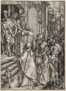 Wielka męka: Chrystus ukazany ludowi autorstwa Albrecht Dürer