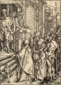 Wielka Pasja: Ecce Homo autorstwa Albrecht Dürer