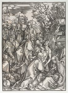Wielka pasja: osadzanie autorstwa Albrecht Dürer