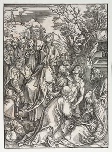 Wielka pasja: depozycja. autorstwa Albrecht Dürer