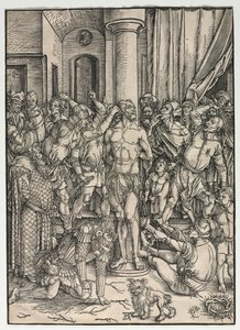 Wielka Pasja: Biczowanie autorstwa Albrecht Dürer