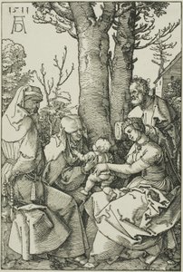 Święta Rodzina z Joachimem i św. Anną autorstwa Albrecht Dürer