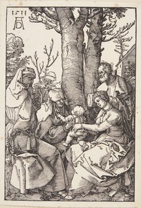 Święta Rodzina z Joachimem i św. Anną autorstwa Albrecht Dürer