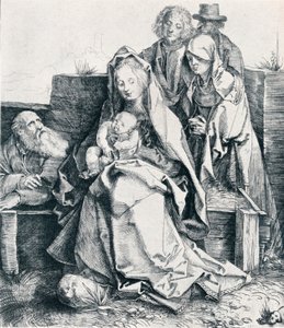 Święta Rodzina ze św. Janem Magdaleną i Nikodemem, 1512 1906 autorstwa Albrecht Dürer