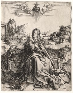 Święta Rodzina z Motylem autorstwa Albrecht Dürer