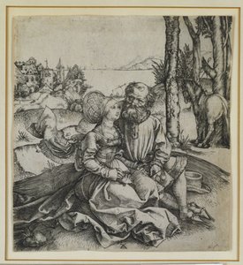 Źle dobrana para, c.1495 autorstwa Albrecht Dürer