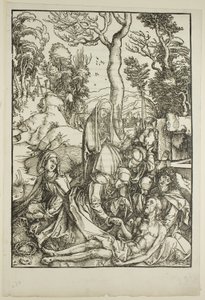 Lamentacja, z „Wielkiej pasji” autorstwa Albrecht Dürer