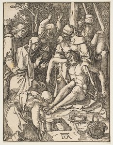 Lamentacja z Małej pasji, ca. 1509. autorstwa Albrecht Dürer