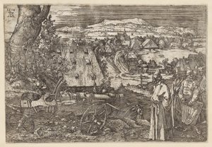 Pejzaż z armatą autorstwa Albrecht Dürer