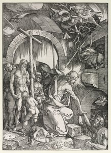 Wielka pasja: Chrystus zstępujący do otchłani autorstwa Albrecht Dürer