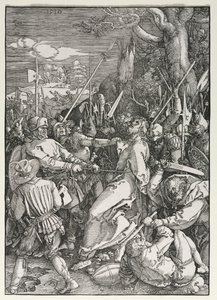 Wielka pasja: zdrada Chrystusa autorstwa Albrecht Dürer