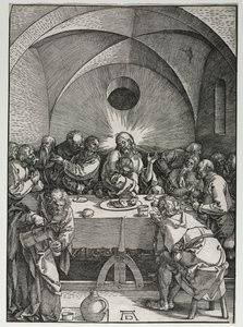 Wielka Pasja: Ostatnia Wieczerza autorstwa Albrecht Dürer