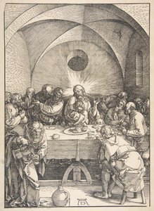Ostatnia Wieczerza, z „Wielkiej Pasji” autorstwa Albrecht Dürer
