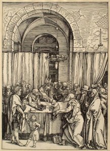 Życie Marii Panny: Ofiara Joachima odrzucona autorstwa Albrecht Dürer