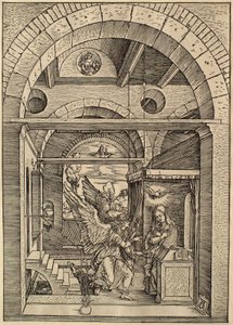 Życie Marii Panny: Zwiastowanie autorstwa Albrecht Dürer