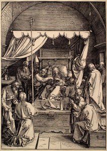 Życie Marii Panny: Śmierć Marii Panny autorstwa Albrecht Dürer