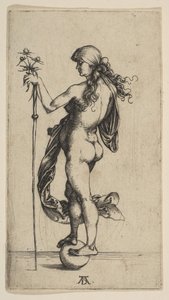 Mała fortuna, 1495-96. autorstwa Albrecht Dürer