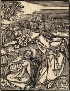 Mała Pasja: Chrystus na Górze Oliwnej autorstwa Albrecht Dürer