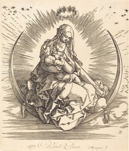 Madonna na Półksiężycu, 15101511. autorstwa Albrecht Dürer
