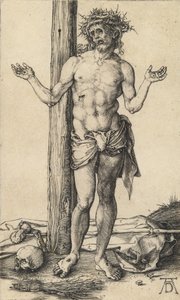 Mąż boleści z wyciągniętymi ramionami, ok. 1930 r. 1500. autorstwa Albrecht Dürer