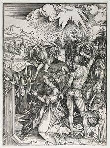 Męczeństwo św. Katarzyny Aleksandryjskiej, ok. godz. 1497. autorstwa Albrecht Dürer