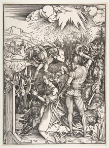 Męczeństwo św. Katarzyny Aleksandryjskiej.n.d. autorstwa Albrecht Dürer