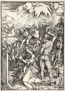 Męczeństwo św. Katarzyny. autorstwa Albrecht Dürer