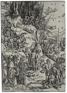 Męczeństwo dziesięciu tysięcy, 1497 autorstwa Albrecht Dürer