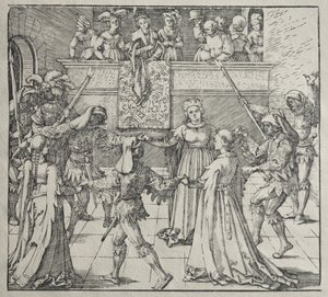 Maskarada autorstwa Albrecht Dürer