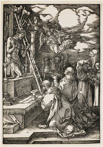 Msza świętego Grzegorza autorstwa Albrecht Dürer