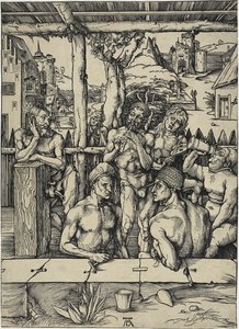 Kąpiel męska autorstwa Albrecht Dürer