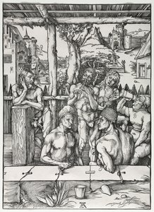 Łaźnia męska autorstwa Albrecht Dürer