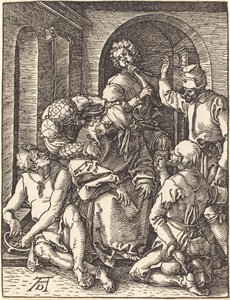 Naśmiewanie się z Chrystusa autorstwa Albrecht Dürer