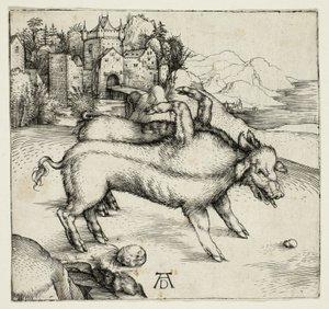 Potworna Siecha Landsera autorstwa Albrecht Dürer