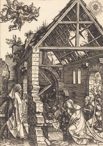 Narodzenia, c. 15021504. autorstwa Albrecht Dürer