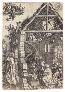 Narodzenia Pańskiego z cyklu Życie Marii, ok. 1503. autorstwa Albrecht Dürer
