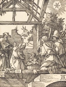 Narodzenia, prawdopodobnie ok. 15091510. autorstwa Albrecht Dürer