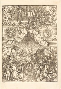 Otwarcie piątej i szóstej pieczęci autorstwa Albrecht Dürer