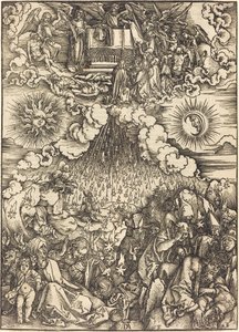 Otwarcie piątej i szóstej pieczęci autorstwa Albrecht Dürer