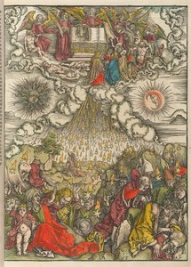 Otwarcie piątej i szóstej pieczęci autorstwa Albrecht Dürer